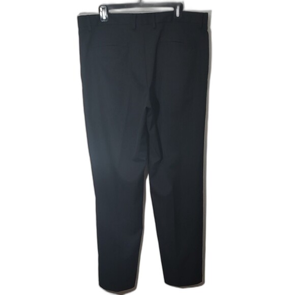 Dockers Black Dress Pants 38X31 Straight Fit Flat Front 100% Polyester C… - Picture 7 of 11